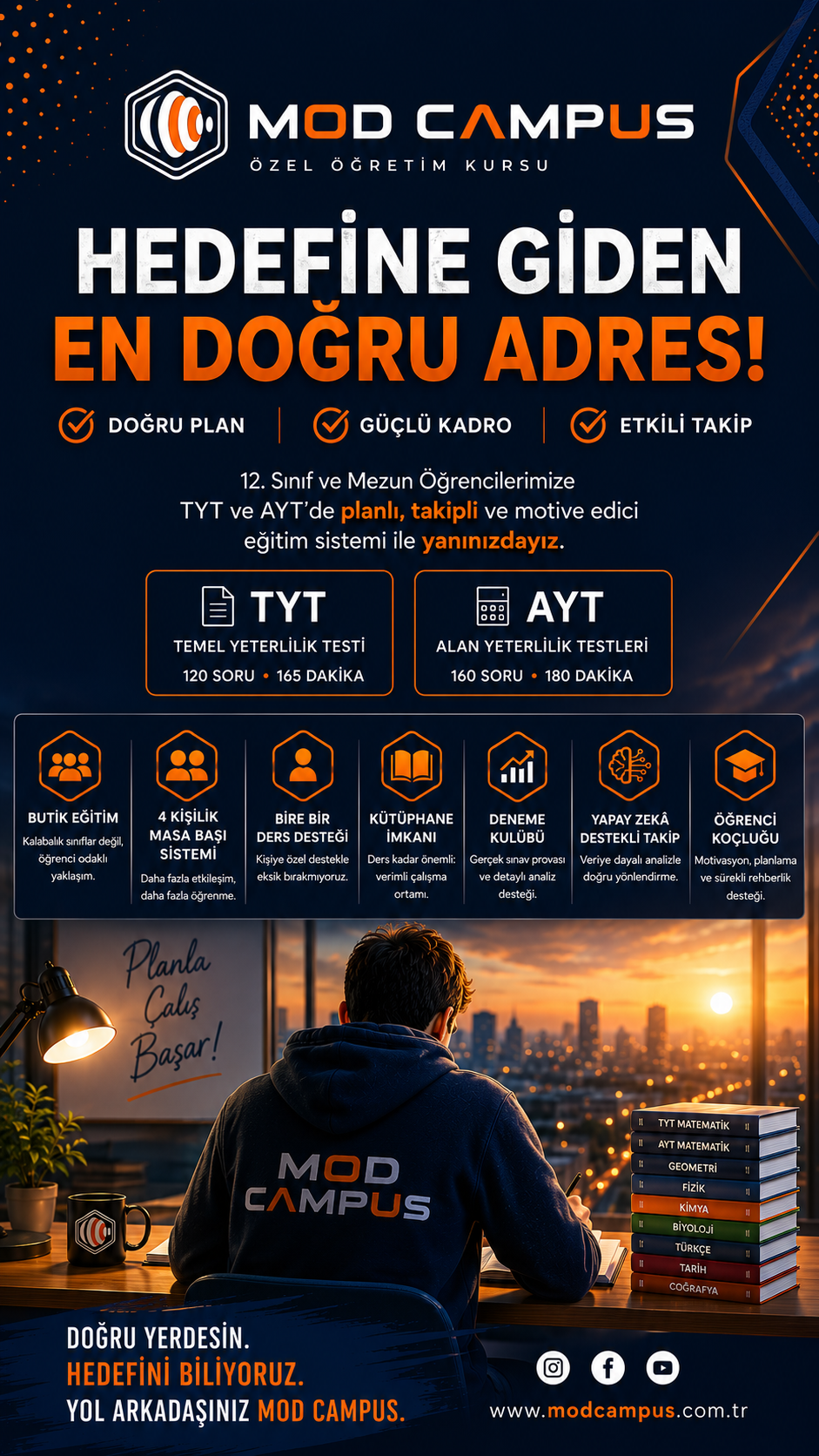 Mod Campus ile YKS’ye Planlı, Takipli, Güçlü Hazırlık